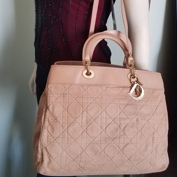 Christian Dior Extra large Lambskin Two way bag - Picture 10 of 16